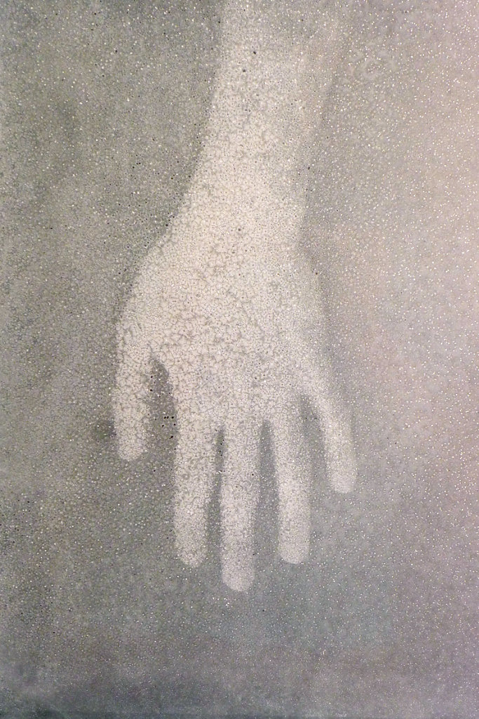 Left hand (top view-I), 2015.